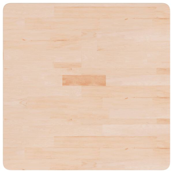 vidaXL Dessus de table carr&eacute; 70x70x2,5 cm Bois ch&ecirc;ne massif non trait&eacute;