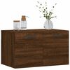 vidaXL Armoire murale Ch&ecirc;ne marron 60x36,5x35 cm Bois d'ing&eacute;nierie