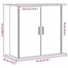 vidaXL Support d'aquarium Ch&ecirc;ne artisanal 81x36x73 cm Bois d'ing&eacute;nierie