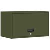 vidaXL Armoire murale pour garage Vert olive 60 x 33 x 35 cm