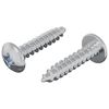 vidaXL Vis en bois 2 pi&egrave;ces Argent&eacute; M4 x 20 mm Acier
