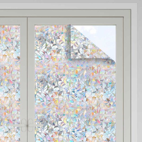 vidaXL Film pour vitres Transparent 90 x 2000 cm PVC