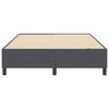vidaXL Cadre de lit plateforme Gris fonc&eacute; 160 x 200 cm tissu