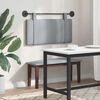 vidaXL T&ecirc;te de lit suspendue Uni Gris clair 100 x 55 x 5 cm tissu