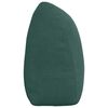 vidaXL Coussin de Dos Vert fonc&eacute; 200 x 24 x 50 cm Velours