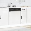 vidaXL Panneau de lave-vaisselle Kalmar blanc brillant 60x1,5x67 cm