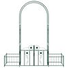 vidaXL Arche de jardin avec verrouillage Vert 203 x 50 x 218 cm