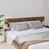 vidaXL T&ecirc;te de lit Marron miel 184x3x81 cm Bois massif de pin