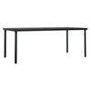 vidaXL Ensemble &agrave; manger de jardin 7 pcs Gris clair