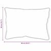 vidaXL Oreiller avec oreiller 2 pcs Blanc 61 x 41 x 20 cm Polyester
