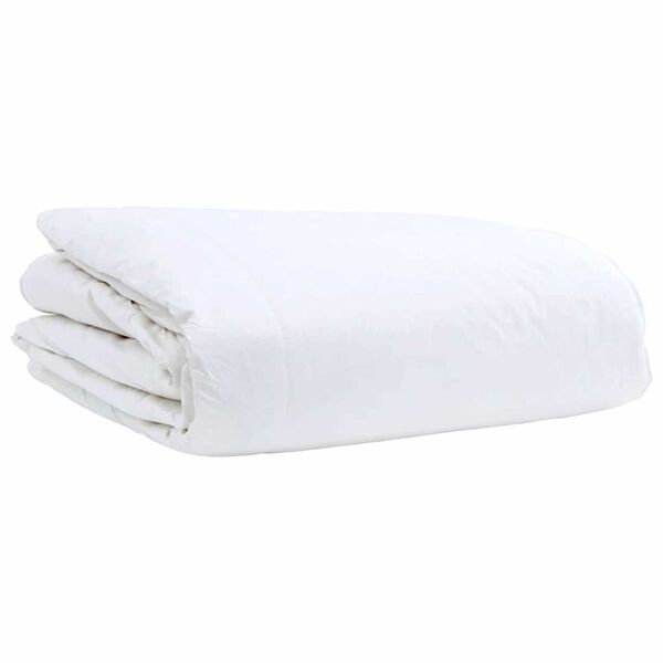 vidaXL Couette Blanc 140 x 220 cm Plume