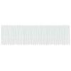 vidaXL Rideau en Dentelle Floral Blanc 160 x 900 cm Polyester