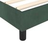 vidaXL Sommier &agrave; lattes de lit avec matelas Vert fonc&eacute; 90x190 cm