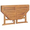 vidaXL Table &agrave; manger pliable de jardin 120x120x75 cm Bois de teck