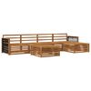 vidaXL Ensemble de canap&eacute;s d'ext&eacute;rieur 6 pc Naturel