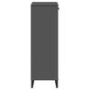 vidaXL Armoire &agrave; chaussures VIKEN gris anthracite bois d'ing&eacute;nierie