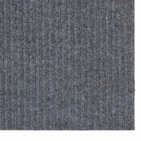 vidaXL Tapis Couloir Gris clair 80 x 500 cm tissu