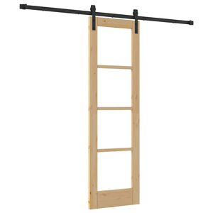 vidaXL Porte coulissante ORKDAL Naturel 61 x 198,5 cm