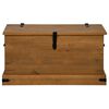 vidaXL Coffre de rangement HALDEN 91x48x47 cm bois massif pin