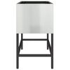 vidaXL Bac de jardin surélevé Argent 60 x 26 x 45 cm Acier galvanisé