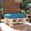 vidaXL Pouf palette de jardin bois de pin impr&eacute;gn&eacute;