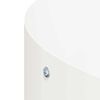 vidaXL Anneau de jardini&egrave;re 5 pcs Blanc 40 x 40 x 20 cm