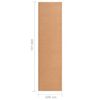 vidaXL Tapis BCF Beige 100x400 cm