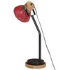 vidaXL Lampe de bureau 25 W rouge d&eacute;lav&eacute; 18x18x60 cm E27
