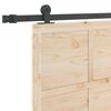 vidaXL Porte coulissante Marron 100 x 208 cm Bois de pin massif