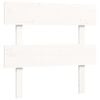 vidaXL Cadre de lit sans matelas blanc bois de pin massif
