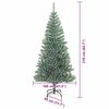 vidaXL Arbre de No&euml;l artificiel floconn&eacute; de neige avec lumi&egrave;re LED