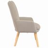 vidaXL fauteuil Gris clair 63 x 67 x 94 cm