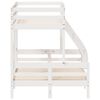 vidaXL Lit superpos&eacute; sans matelas 80x200/120x200 cm blanc bois massif