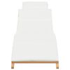 vidaXL Transat de jardin Marron 198 x 55 x 58,5 cm Bois de teck massif