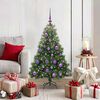 vidaXL Sapin de No&euml;l artificiel avec 150 LED Vert 120 cm PE et PVC