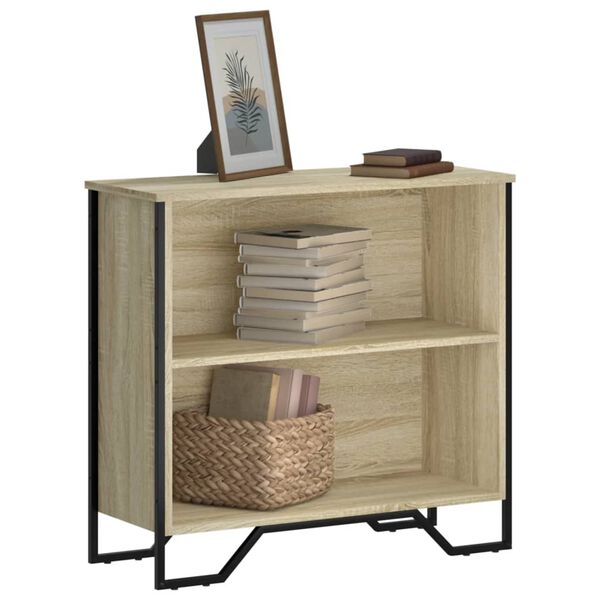 vidaXL Bibliothèque chêne sonoma 80x31x74,5 cm bois d'ingénierie