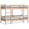 vidaXL Lit superpos&eacute; sans matelas 90x200 cm bois de pin massif