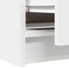 vidaXL Meuble TV blanc 60x35x54 cm bois d'ing&eacute;nierie