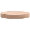 vidaXL Dessus de table &Oslash;30x4 cm rond bois massif de h&ecirc;tre