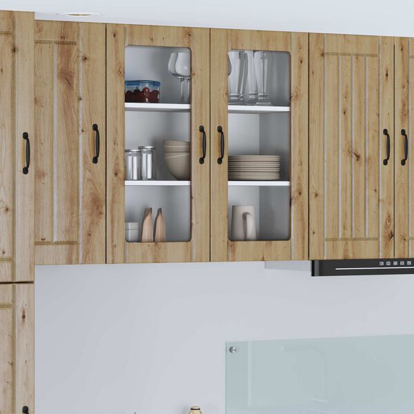 vidaXL Armoire de cuisine Ch&ecirc;ne artisanal 80 x 31 x 80 cm