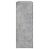 vidaXL Buffets avec lumi&egrave;res LED 3 pcs gris b&eacute;ton bois d'ing&eacute;nierie
