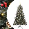 vidaXL Sapin de No&euml;l artificiel Vert 150 cm PVC, plastique et acier