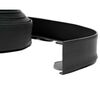vidaXL Bordures de pelouse Noir 4000 x 4 x 5 cm Plastique