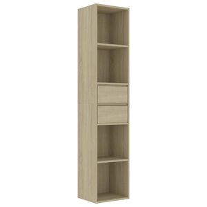 vidaXL Biblioth&egrave;que Ch&ecirc;ne sonoma 36x30x171 cm Bois d'ing&eacute;nierie