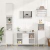 vidaXL Ensemble de meubles de salle de bain 2 pcs blanc brillant