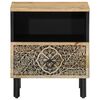vidaXL Tables de chevet 2 pcs 40x33x46 cm Bois de manguier solide