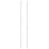vidaXL Casier &agrave; vin mural pour 12 bouteilles 2 pcs Blanc Fer