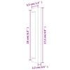 vidaXL Poign&eacute;es d'armoire 10 pcs dor&eacute; 160 mm acier inoxydable