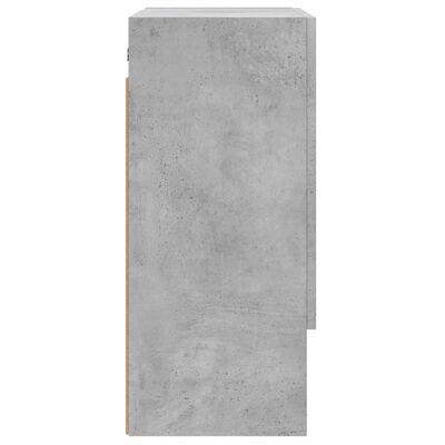 vidaXL Armoire murale gris béton 60x31x70 cm bois d'ingénierie