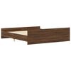 vidaXL Cadre de lit sans matelas ch&ecirc;ne marron 180x200 cm